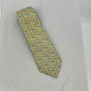 Vineyard Vines Kids Halloween Pumpkin Tie Orange Green Fun‎ Fall Necktie